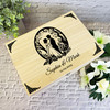 Black Forest Wedding Couple Wedding Day Personalised Wooden Memory Keepsake Box