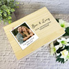 Polaroid Photo Relationship Adventures Memories Personalised Wooden Keepsake Box