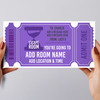 You're Going To An Escape Room Gift Personalised Surprise Ticket Gift Voucher