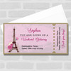 Eiffel Tower Weekend Break Getaway Personalised Surprise Ticket Gift Voucher