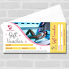 Sun Bed Tanning Pink Aesthetics Beauty Therapy Massage Business Gift Voucher