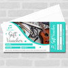 Music Lessons Instrument Band Turquoise Any Details Business Gift Voucher