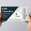 Any Details Any Business Silver Classic Perforated Business Gift Voucher