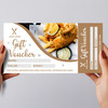 Fish and Chips Food Restaurant Café Takeaway Gold Business Gift Voucher