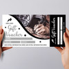 Tattoo Studio Black Any Details Perforated Business Gift Voucher