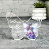 Purple Floral Fairy Positive Inspirational Quote Gift Butterfly Keepsake Plaque