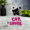 Gift For Cat Lover Girl Who Loves Cats Black Cat Keepsake Plaque Ornament