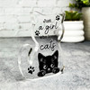 Gift For Cat Lover Girl Who Loves Cats Keepsake Plaque Ornament Present