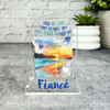 FiancÃ© Male Blue Beach Remembrance Memorial Gift Gravestone Keepsake Plaque
