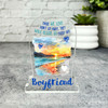 Boyfriend Blue Beach Remembrance Memorial Gift Gravestone Keepsake Plaque