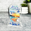 Son Male Blue Beach Remembrance Memorial Gift Gravestone Keepsake Plaque Son Male Blue Beach Remembrance Memorial Gift Gravestone Keepsake Plaque