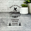 Great Grandma Black Rose Dove Memorial Gift Gravestone Keepsake Plaque