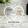 Cousin Little Angel White Butterflies Memorial Gift Heart Keepsake Plaque