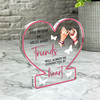 Gift For Friend Pinky Promise Hands Heart Ornament Keepsake Plaque Ornament