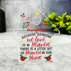 Heaven In Our Home Grandfather Christmas Memorial Gift House Keepsake Plaque