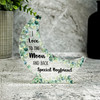 Love You To The Moon And Back Gift For Boyfriend Moon Ornament Keepsake Plaque