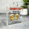 Gift For Grandfather Thank You Happy Funny Beer Puzzle Piece Keepsake Plaque