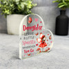 Gift For Daughter Red Fairy Leave Sparkle Wherever You Go Heart Keepsake Plaque
