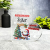 Gift For Special Sister Christmas Alphabet Letter C Side Heart Keepsake Plaque