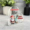 Gift For Special Sister Christmas Alphabet Letter Y Side Heart Keepsake Plaque