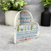 Someone Special Green Tree Christmas Memorial Gift Heart Keepsake Plaque