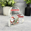 Gift For Special Great Granddaughter Christmas Letter W Heart Keepsake Plaque