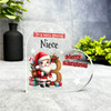 Gift For Special Niece Christmas Alphabet Letter B Side Heart Keepsake Plaque