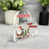 Gift For Special Niece Christmas Alphabet Letter W Side Heart Keepsake Plaque