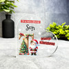 Gift For Special Son Christmas Alphabet Letter T Side Heart Keepsake Plaque