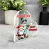 Gift For Special Son Christmas Alphabet Letter Y Side Heart Keepsake Plaque