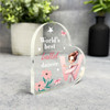 Gift For Ballet Dancer Name Initial W Side Heart Keepsake Plaque Ornament