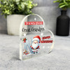 Gift For Special Great Grandson Christmas Letter N Heart Keepsake Plaque