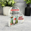 Gift For Special Great Grandson Christmas Letter U Heart Keepsake Plaque