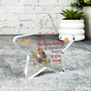 Robin Granddaughter Be Here Today Christmas Memorial Gift Star Keepsake Plaque