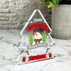 Gift For Husband Christmas Snowman Happiness And Peace Xmas Tree Keepsake Plaque