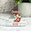 Gift For Son First Christmas Baby Sheep Bauble Xmas Tree Keepsake Plaque Decor Gift For Son First Christmas Baby Sheep Bauble Xmas Tree Keepsake Plaque Decor