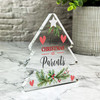 Gift For Parents First Christmas Holly Xmas Tree Keepsake Plaque Decoration