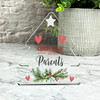 Gift For Parents First Christmas Holly Xmas Tree Keepsake Plaque Decoration
