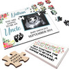 For Uncle Pregnancy Announcement Gift Scan Photo Personalised Wood Jigsaw Puzzle