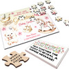 Going To Be A Grandma Baby Pregnancy Announcement Gift Girl Custom Jigsaw Puzzle
