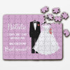 Will You Be My Bridesmaid At Wedding Gift Personalised Wooden Jigsaw Puzzle