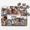 Photo Collage Romantic Gift Happy Anniversary Personalised Wooden Jigsaw Puzzle