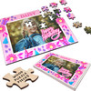 Birthday Gift Girl Kids Floral Photo Frame Personalised Wooden Jigsaw Puzzle