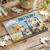 Cute Construction Kids Gift Boys Gift Kids Children Custom Wood Jigsaw Puzzle