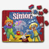 Funny Circus Clowns Children's Kids Gift Personalised Wooden Jigsaw Puzzle