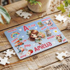Kids Any Alphabet Initial Gift For Girls Personalised Wooden Jigsaw Puzzle