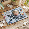 Kids Birthday Gift Boy Space Letter X Photo Personalised Wooden Jigsaw Puzzle