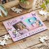 Kids Birthday Gift Girl Unicorn Letter B Photo Personalised Wooden Jigsaw Puzzle