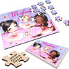 Cute Little Ballerina Dancer Gift Girls Custom Personalised Wooden Jigsaw Puzzle