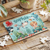 Sealife Shark Whale Kids Children's Gift Personalised Wooden Jigsaw Puzzle